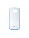 Carcasa ksix fusion transparente con borde tpu para galaxy s6 azul