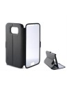 Funda folio window para galaxy s6 standing negra