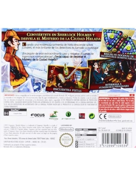 Sherlock Holmes. The Mystery Of The Frozen City: Kiwiku.com: Videojuegos