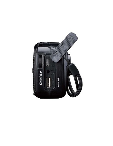 Radio De Emergencia Lenco MCR-113BK Con Linterna Y Power Bank - Kiwiku