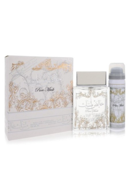 Lattafa Pure Musk Eau de Parfum Vaporizador 100ml + Desodorante 50ml para Mujer