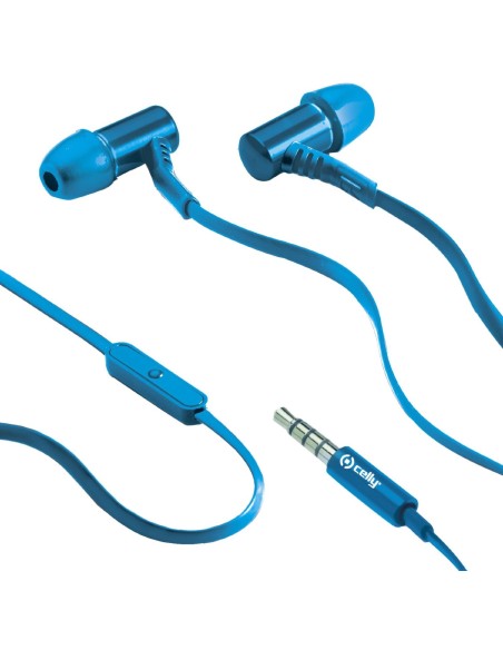 Celly BSIDE35L - Auriculares (Binaurale, Azul, Dentro de oído, Alámbrico, Intraaural): Celly: Kiwiku.com: Electrónica