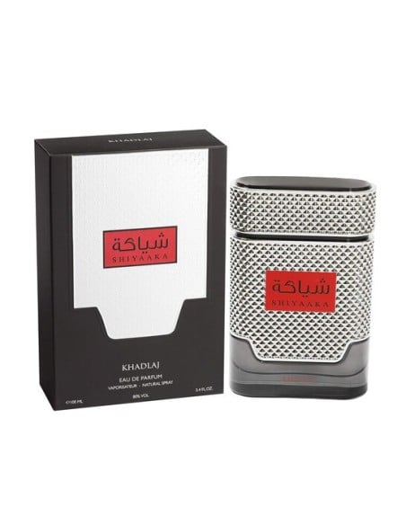 KHADLAJ Shiyaaka Black Eau De Parfum Para Hombre 100 ml - Perfume Sofisticado  