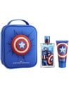 Marvel Capitán América Eau de Toilette Spray 100 Ml Set 3 Piezas Infantil Con Gel de Ducha y Mochila