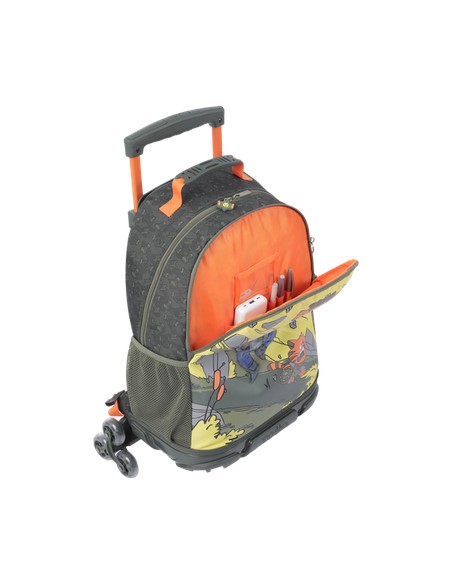 Totto Mochila Escolar Con Ruedas Grande Cartoons Mj03bwm003-2310-4djl