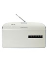 Grundig Radio Despertador Music 60x Blanco/gris Con Sintonizador Fm y Pantalla Led