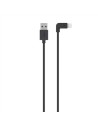 Cable mixitde 90° de lightning a usb negro
