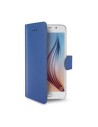 Funda custodie wallet para samsung galaxy s6 azul