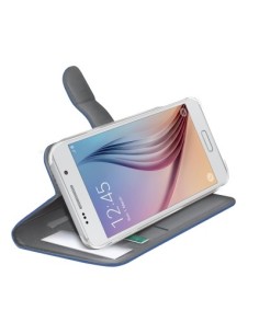 Funda Custodie Wallet para samsung Galaxy S6 WALLY490BL kiwiku.com 2