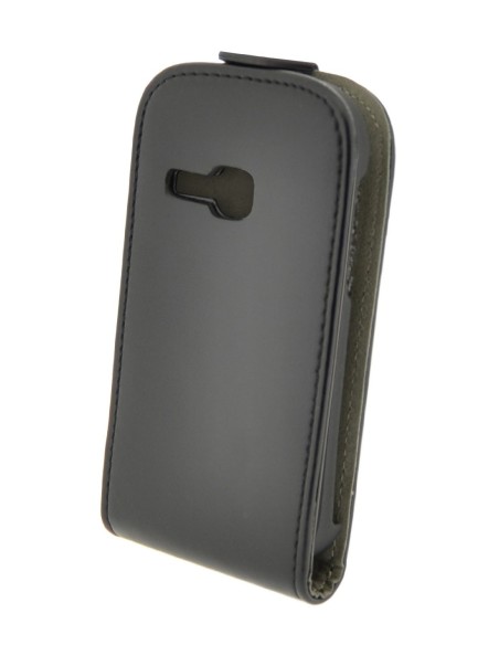 Kiwiku.com: 4-OK Flip ONE - Funda con tapa para Samsung Galaxy Young s6310, Negro - Electrónica