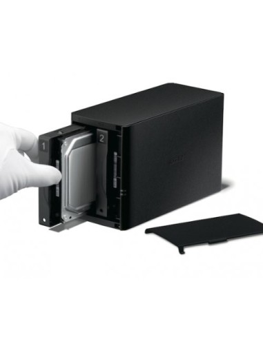 Buffalo LinkStation 220, 2TB - Unidad RAID (2TB, HDD, 2000 GB, HDD, Marvell, Armada 370, 0,8 GHz) Negro: Kiwiku.com: Informátic