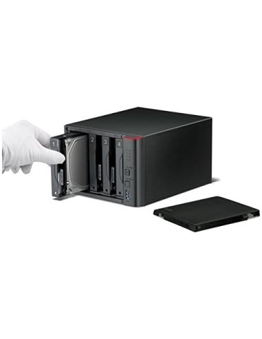 Buffalo LinkStation 441D - Unidad RAID (0 GB, HDD, 16 TB, Marvell, Armada 370, 1,2 GHz) Negro: Kiwiku.com: Informática