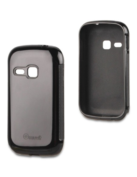 Muvit MUSKI0232 - Funda minigel para Samsung Galaxy Young S6310, negro: Muvit: Kiwiku.com: Electrónica