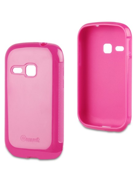 Muvit MUSKI0234 - Funda minigel para Samsung Galaxy Young S6310, rosa: Muvit: Kiwiku.com: Electrónica