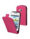 Funda slim rosa+protector pantalla samsung galaxy young s6310 muvit
