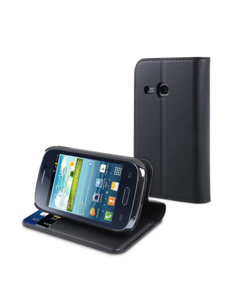 Muvit MUSNS0033 - Funda slim folio con función de soporte para Samsung Galaxy Young S6310, negro: Muvit: Kiwiku.com: Electrónic