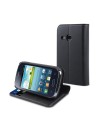 Funda slim folio función soporte negra samsung  galaxy young s6310  muvit