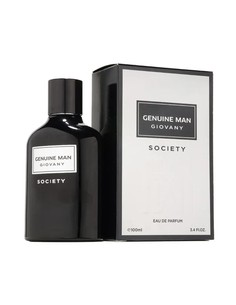 Fragrance World Genuine Man Eau de Parfum Giovany Society, 100 Ml para Hombre