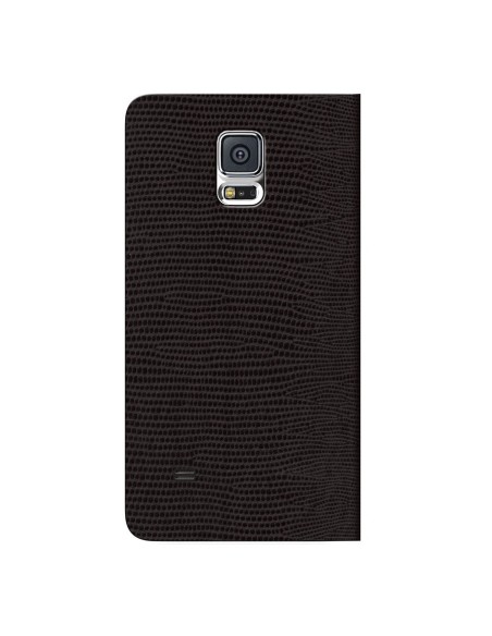 Kiwiku.com: Anymode Circle View - Funda folio tipo lagarto para Samsung Galaxy Note 4, marrón - Electrónica