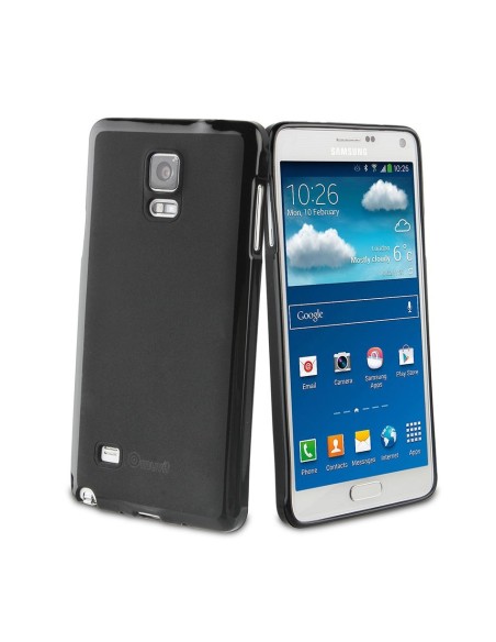 Kiwiku.com: Muvit MUSKI0400 - Funda minigel para Samsung Galaxy Note 4, negro - Electrónica
