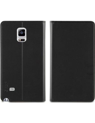 Kiwiku.com: Muvit Wallet - Funda tipo folio con función soporte para Samsung Galaxy Note 4, negro - Electrónica