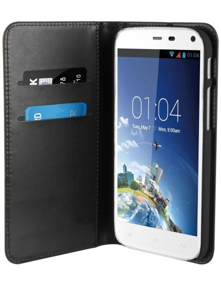 Kazam KASNS0003 - Funda tipo folio con función soporte y tarjetero + protector de pantalla: Kiwiku.com: Electrónica