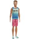 Barbie Ken Fashionista Muñeco Hbv26 Con Camiseta de Tirantes Blanca y Vitíligo para Niños