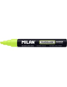 milan_fluoglass_rotulador_borrable_amarillo_punta_biselada_2 2
