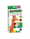 Alpino Set de Pintura para Dedos Baby Dd002006 Con 6 Botes, Mural, Plantillas y Guía