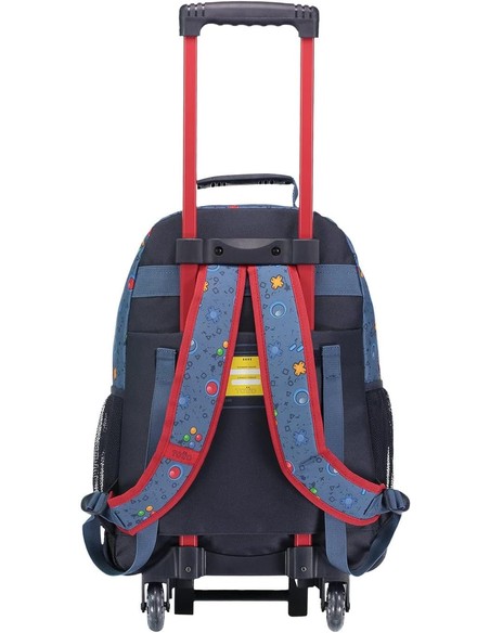 TOTTO Mochila Escolar Grande 3 Ruedas Atlas MJ03ATA003-2210-2JW