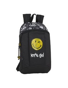 safta_mochila_infantil_smiley_world_graffiti_blanco_negro_10_l_8412688381357_oferta