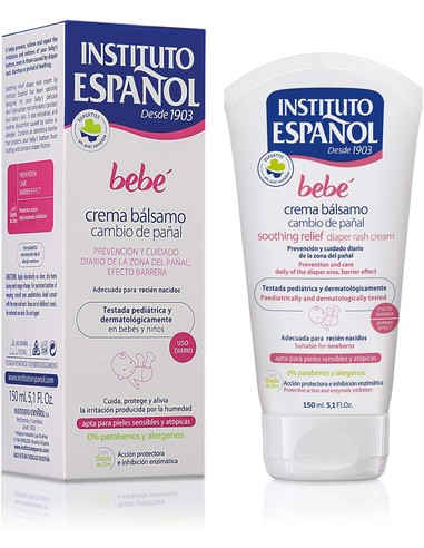 Crema Bálsamo Pañal Instituto Español Bebé 150 ml | Kiwiku