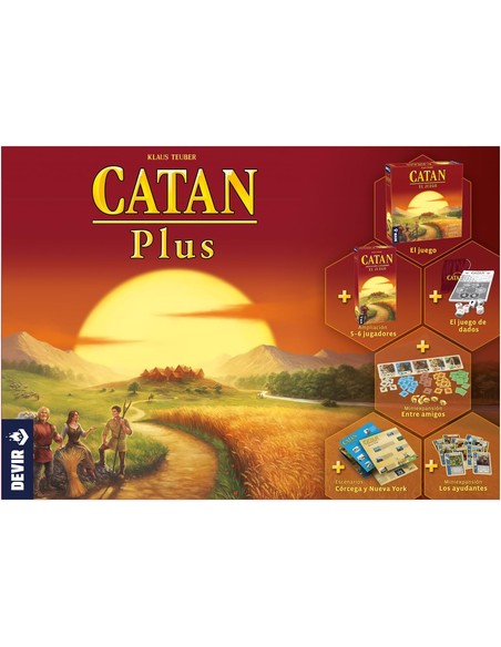 Comprar DEVIR Colonos De Catan Plus 2019 Con Expansiones En Kiwiku