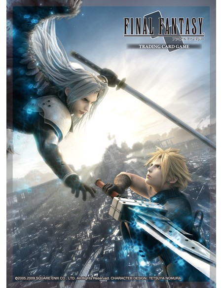 final_fantasy_fundas_tcg_cloud_vs_sephiroth_(60)_para_cartas_coleccionables_4988601327541_oferta
