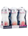 Shots Easy Rider 3 Pack Masturbador Masculino Boca, Culo y Vagina Silicona Realista