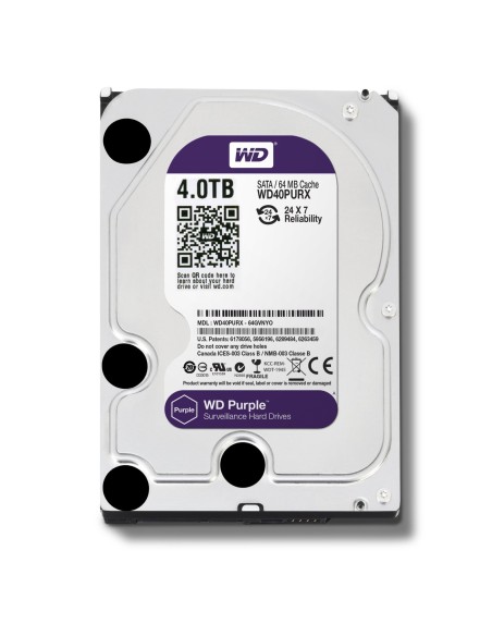 Western Digital WD40PURX - Disco duro interno de 4 TB (SATA III, 3.5): Western-Digital: Kiwiku.com: Informática