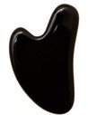 Gua Gua Sha Stone For Face Massage Czarny - Piedra de Masaje Facial Negra