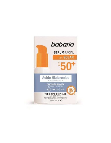 babaria_solar_sérum_facial_Ácido_hialurónico_spf50+_30_ml_8410412490320_promocion