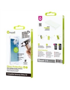 protector de pantalla tempered glass 0,33 mm samsung galaxy a3 muvit MUSCP0774 kiwiku.com 2