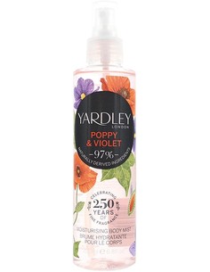 Yardley Poppy & Violet Body Mist 200ml para Mujer