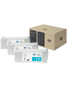 HP C5073A - Cartucho de tinta, 680 ml (pack de 3) Cian: Hp: Kiwiku.com: Oficina y papelería