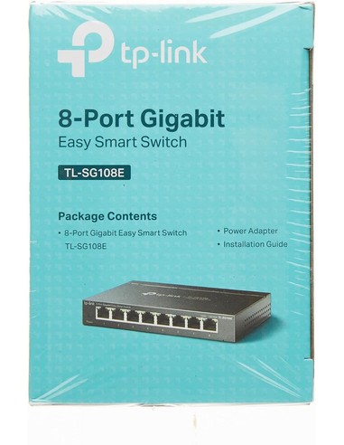 Switch TP-LINK TL-SG108 V3.0 No Administrado Gigabit Ethernet - Kiwiku
