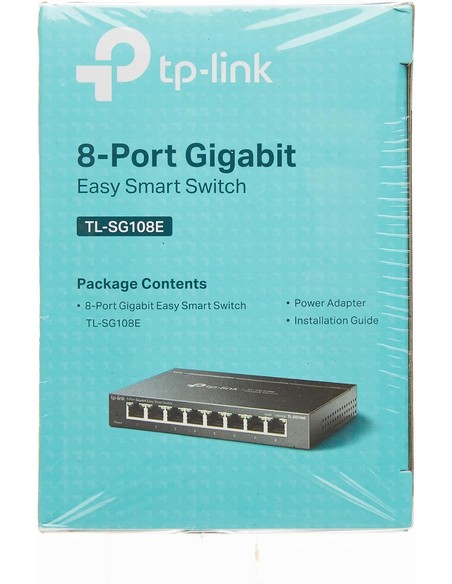 Switch TP-LINK TL-SG108 V3.0 No Administrado Gigabit Ethernet - Kiwiku