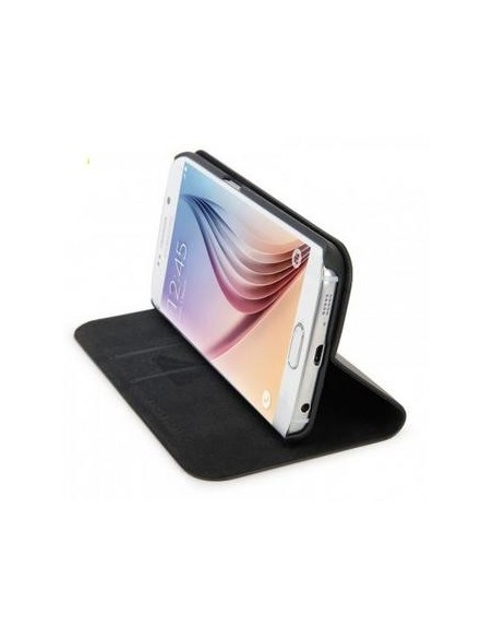 Funda Libro para Samsung Galaxy S6 Edge - Negro SG6ELO kiwiku.com