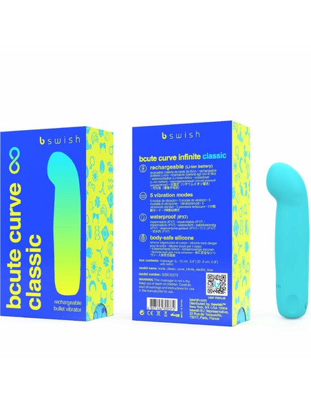 Compra B SWISH BCUTE Curve Infinite Classic Vibrador Recargable en Kiwiku