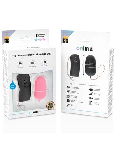 online_-_huevo_vibrador_con_mando_control_remoto_rosa_-_10_modos_de_vibración_8435565932251_barato