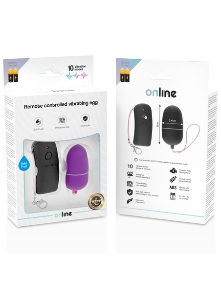online_-_huevo_vibrador_con_mando_control_remoto_lila_-_10_modos_de_vibración_-_resistente_al_agua_8435565932190_barato