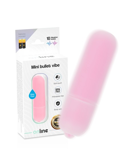 online_mini_bala_vibradora_rosa_10_patrones_resistente_al_agua_8435565932268_oferta