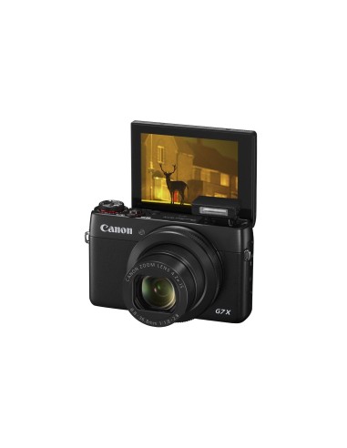 Kiwiku.com: Canon G7 X - Cámara compacta de 20.9 Mp (pantalla de 3, zoom óptico 4.2x, estabilizador, vídeo Full HD, GPS), negro