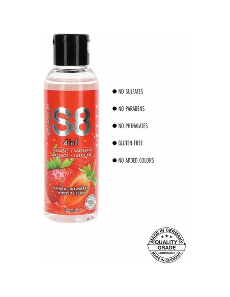 Compra STIMUL8 S8 4 En 1 Lubricante Postre Fresa 125 Ml en Kiwiku
